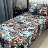 Luxurious Bedding Collection Vol 24 | Pure Soft 3D Crystal Cotton | 2 Single Size Bedsheets (90x60 Inches)